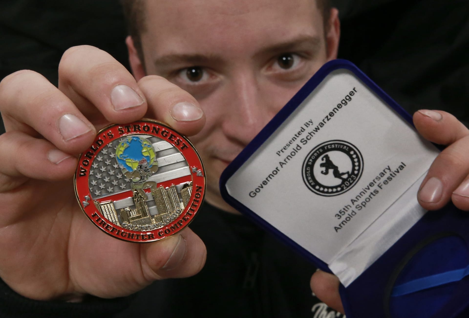 Tuhle medaili si Jan Pipiš přivezl z Ameriky.