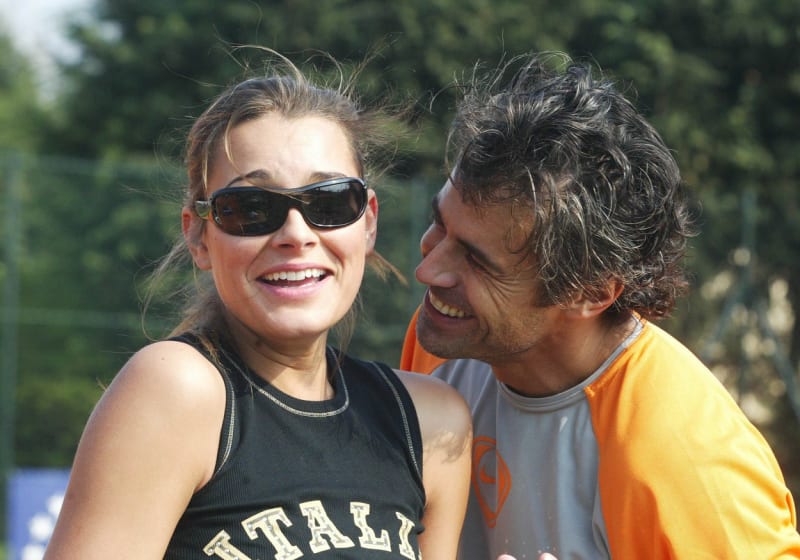 Alena Šeredová s italským hercem Edoardem Costou