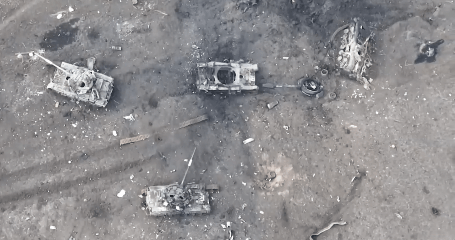 Služba bezpečnosti Ukrajiny zničila 14 ruských tanků.