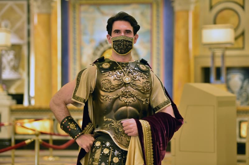 I takto se dá pojmout Caesarova podoba – znovuotevření kasína Caesars Palace v Las Vegas v době koronavirové pandemie (2020)