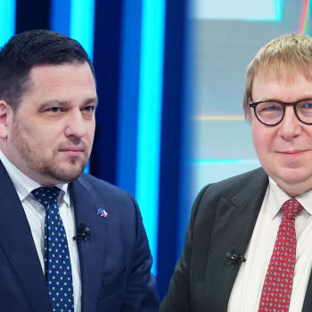 Zleva: europoslanec Tomáš Zdechovský (KDU-ČSL) a poslanec Aleš Juchelka (ANO)