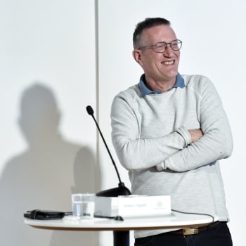 Anders Tegnell, švédský epidemiolog, na tiskové konferenci ke covidu (3. 2. 2022)
