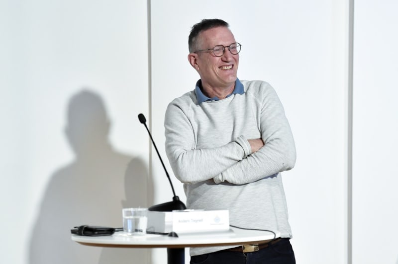 Anders Tegnell, švédský epidemiolog, na tiskové konferenci ke covidu (3. 2. 2022)