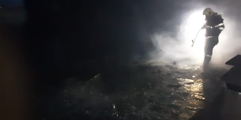V Chotěboři hořela hala zinkovny, škoda je za pět milionů korun