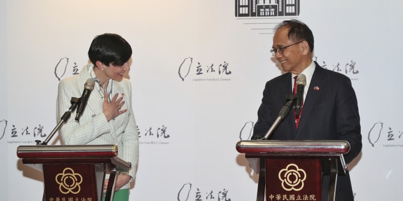 Markéta Pekarová Adamová navštívila Tchaj-wan.
