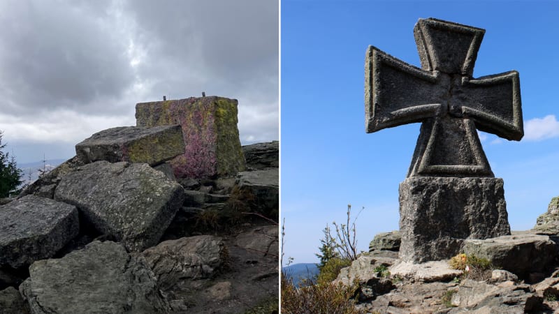 Spor o pomník Třetí říše v Jizerských horách „rozhodli“ vandalové. Historik popsal jejich omyl