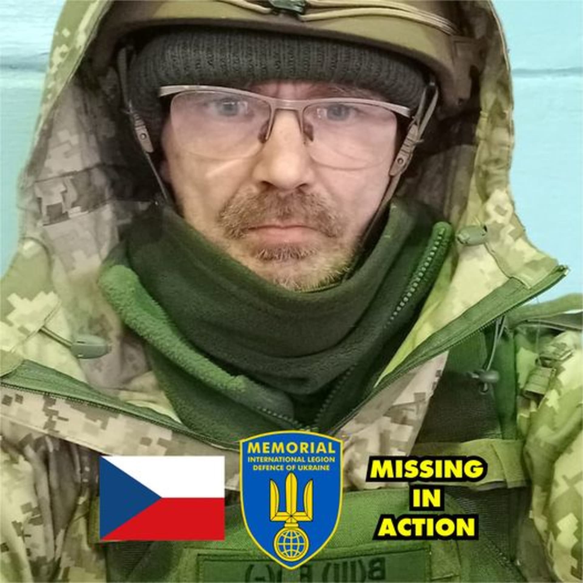 Český bojovník na Ukrajině s přezdívkou Sendy Storm