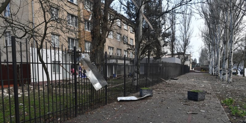 Ukrajinci ostřelovali ruské pozice v Melitopolu. (27.3.2023)