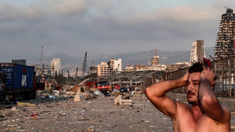 Výbuch zcela zničil velkou část Bejrútu