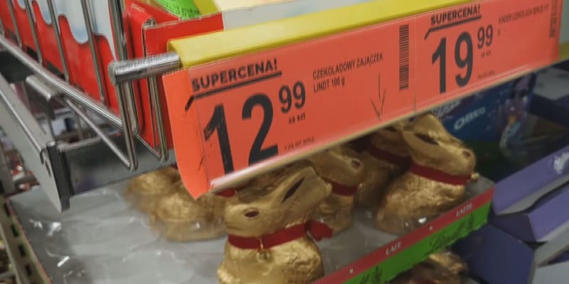 Velikonoční nákup vyšel v Česku jen o pár korun dráž než v Polsku