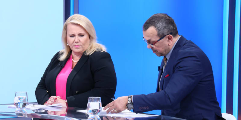 Klára Dostálová (ANO) a Jaroslav Foldyna (SPD) v Partii Terezie Tománkové