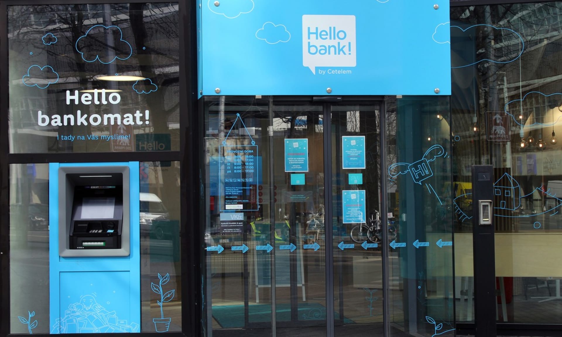 Hello bank! v Česku končí (ilustrační foto).