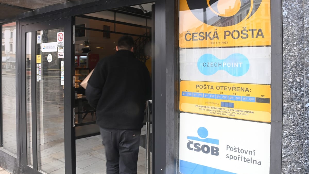 Olomoucká pobočka České pošty. (Ilustrační foto)