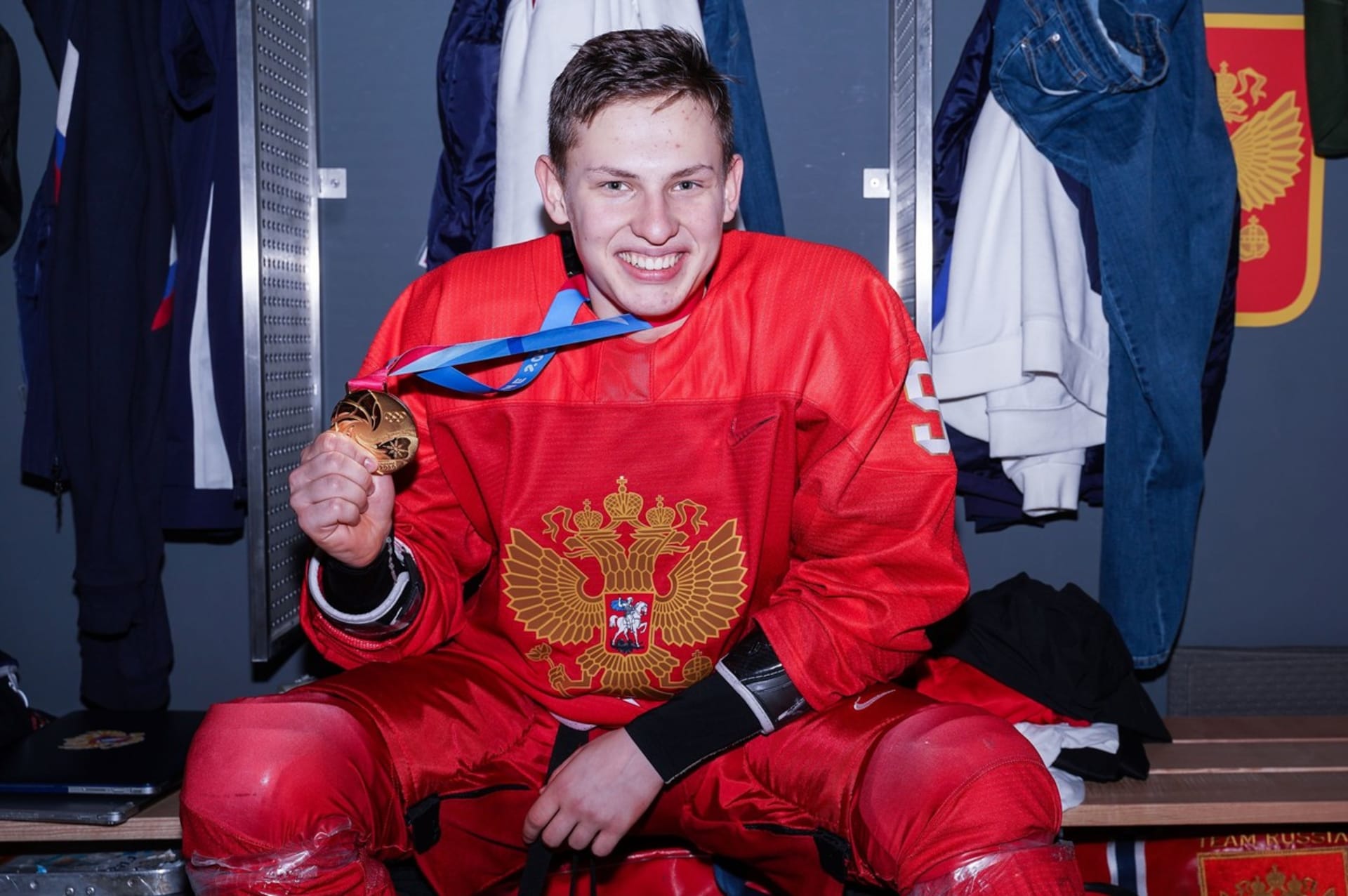 Ruský hokejista Matvei Michkov