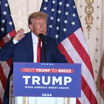 Bývalý prezident USA Donald Trump pronesl projev po obžalobě