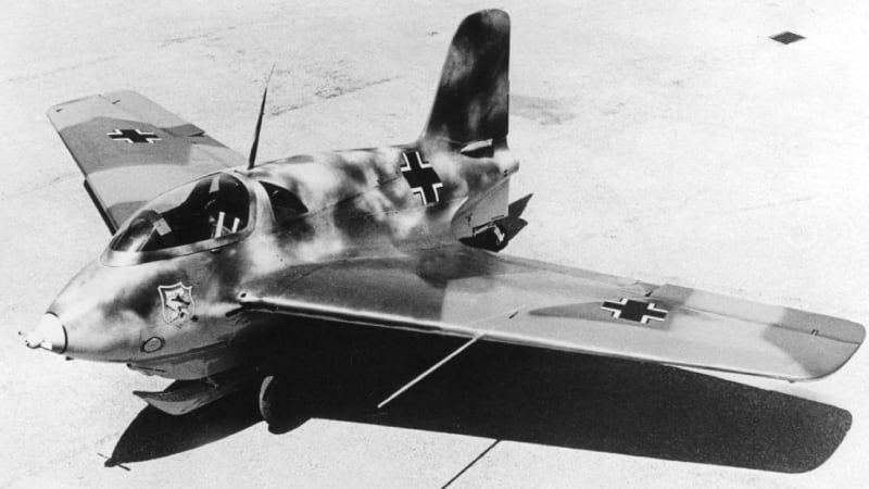Messerschmitt Me 163 Komet připravený ke startu