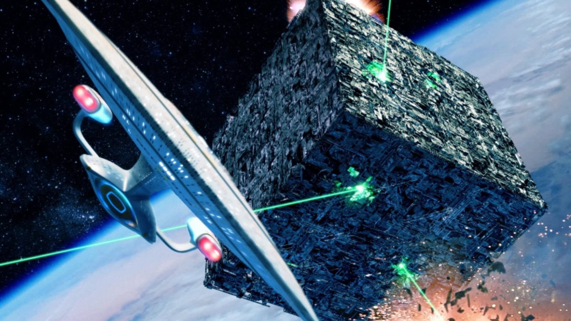 Enterprise vs. Borgská krychle