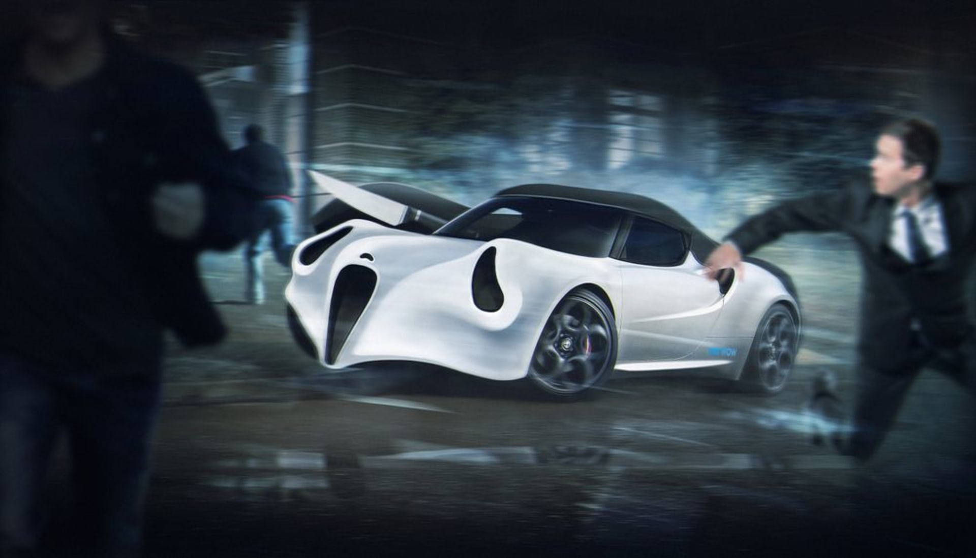 Alfa Romeo 4C - Ghostface z filmu Scream