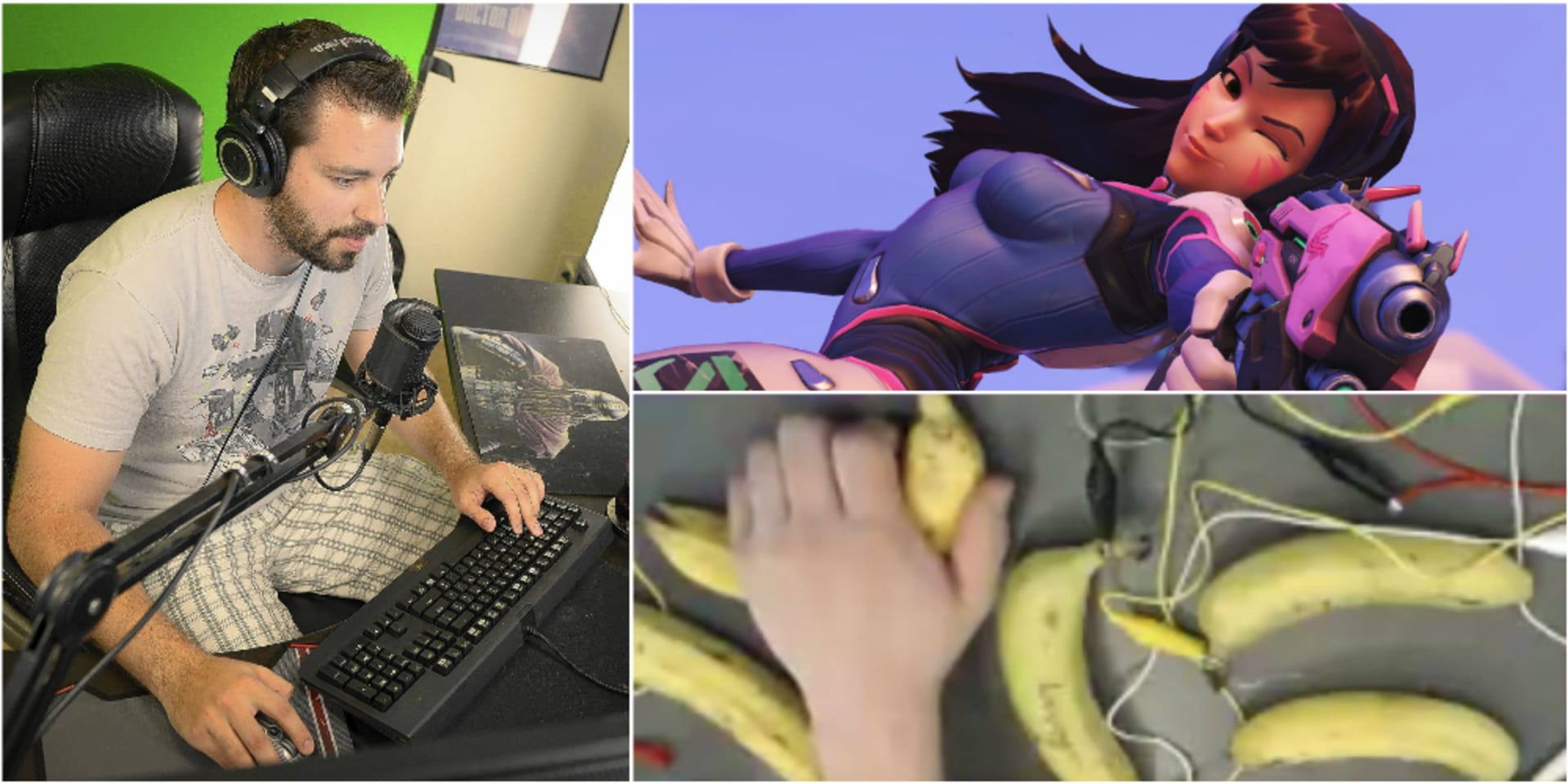 Overwatch na banánech