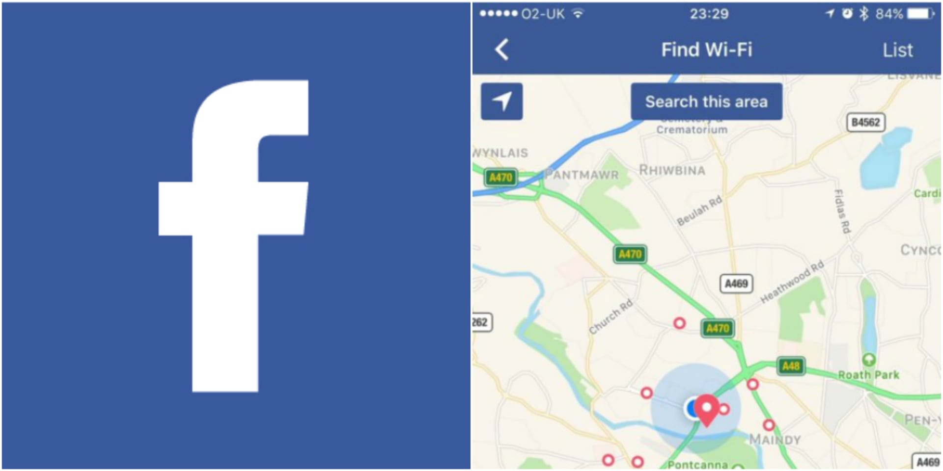 Najděte Wi-Fi s Facebookem