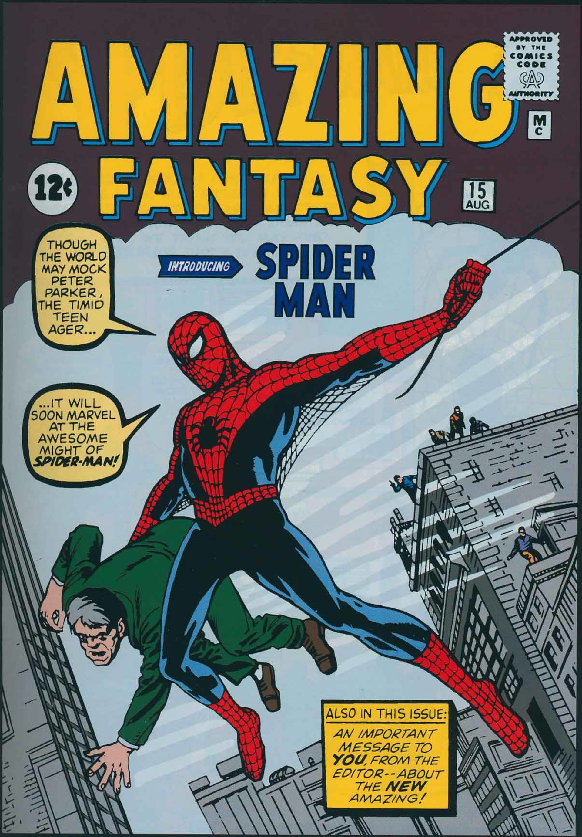 Spider-Manova premiéra v Amazing Fantasy #15 (srpen 1962)