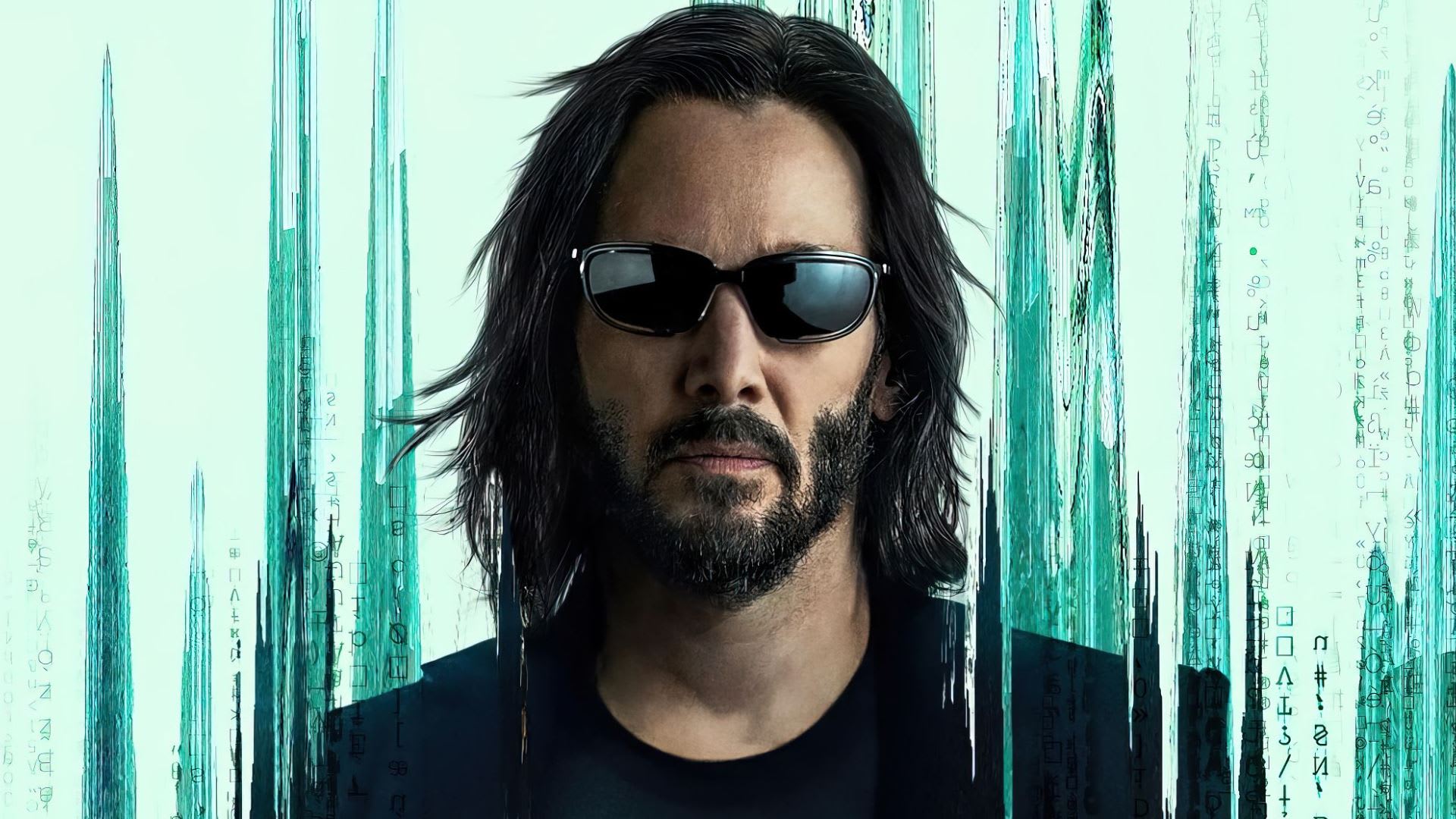 Keanu Reeves jako Neo ve filmu Matrix Resurrections