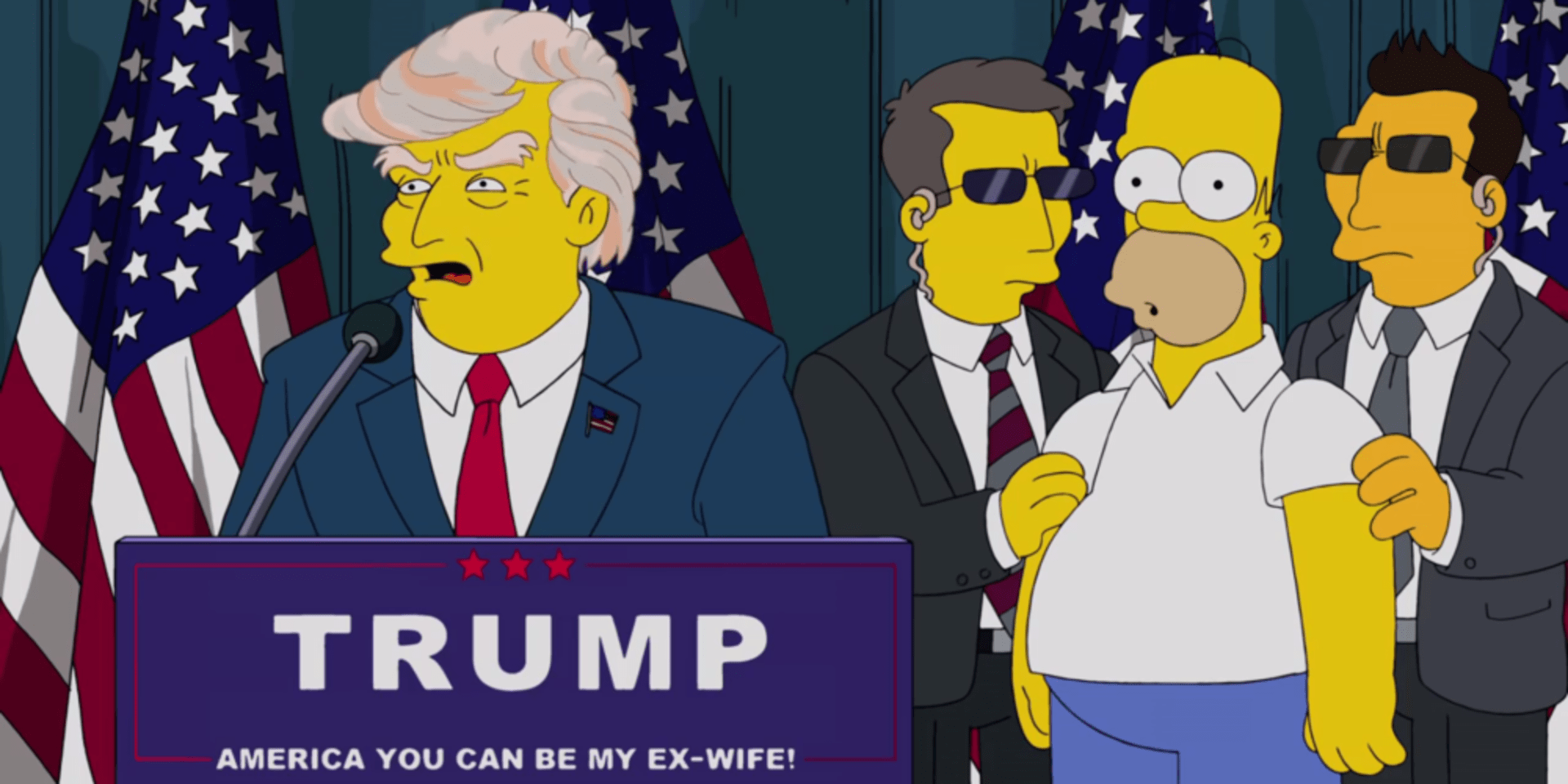 Trump a Simpsonovi