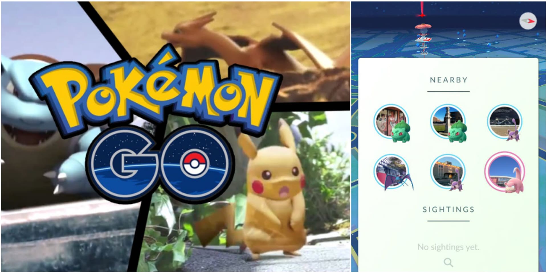 Nová navigace v Pokémon GO