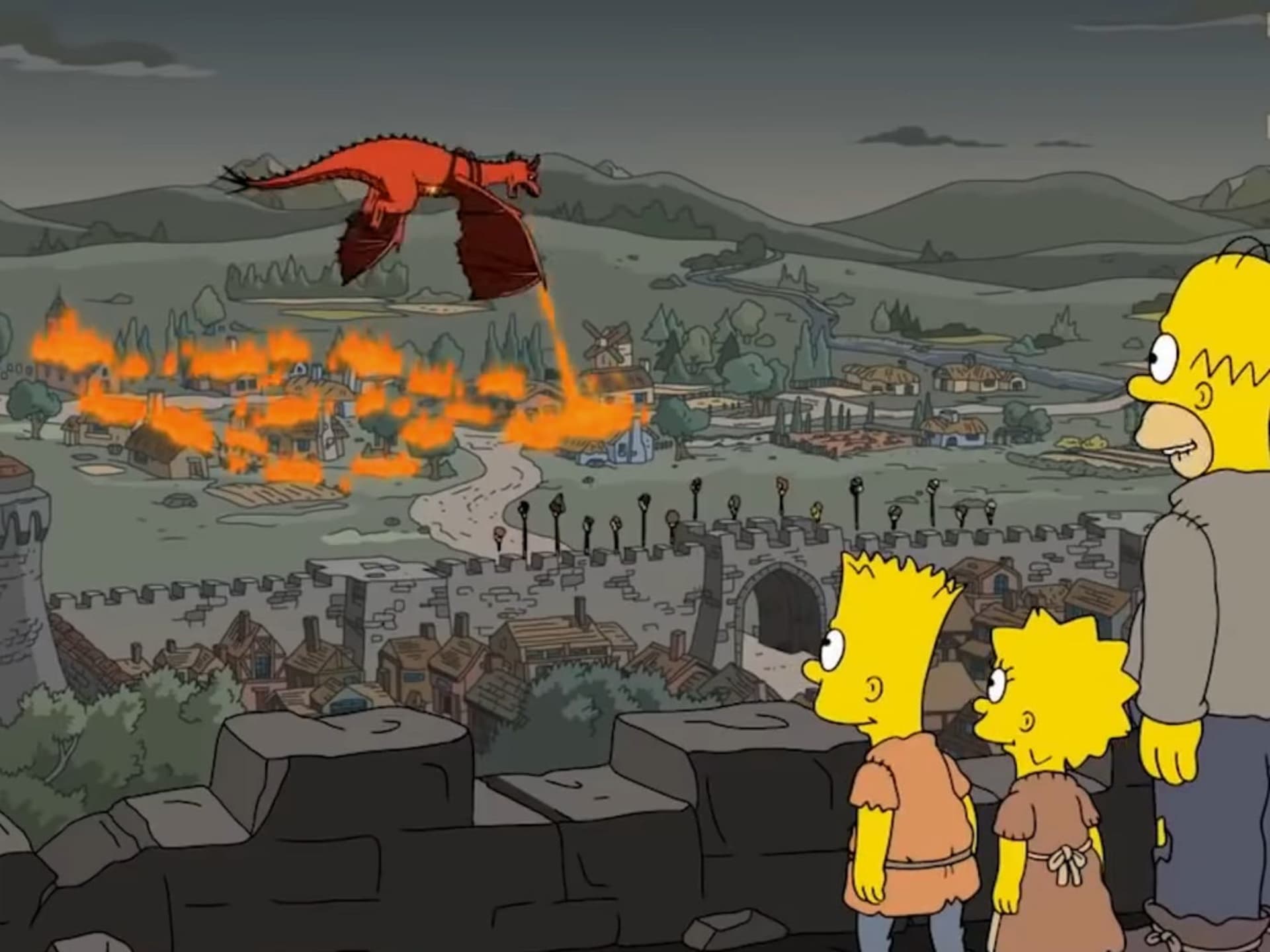 Simpsonovi mimojiné předpověděli vyvrcholení seriálu Hra o trůny