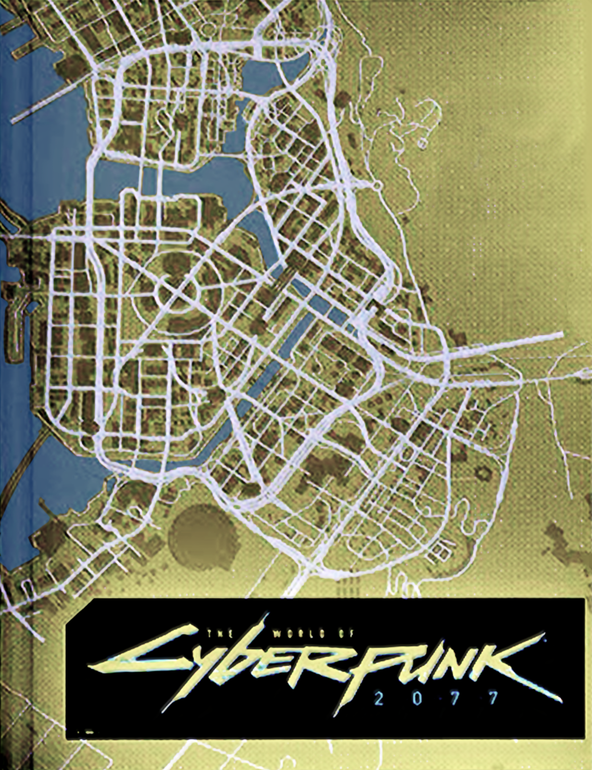 Obal mapy ke hře Cyberpunk 2077