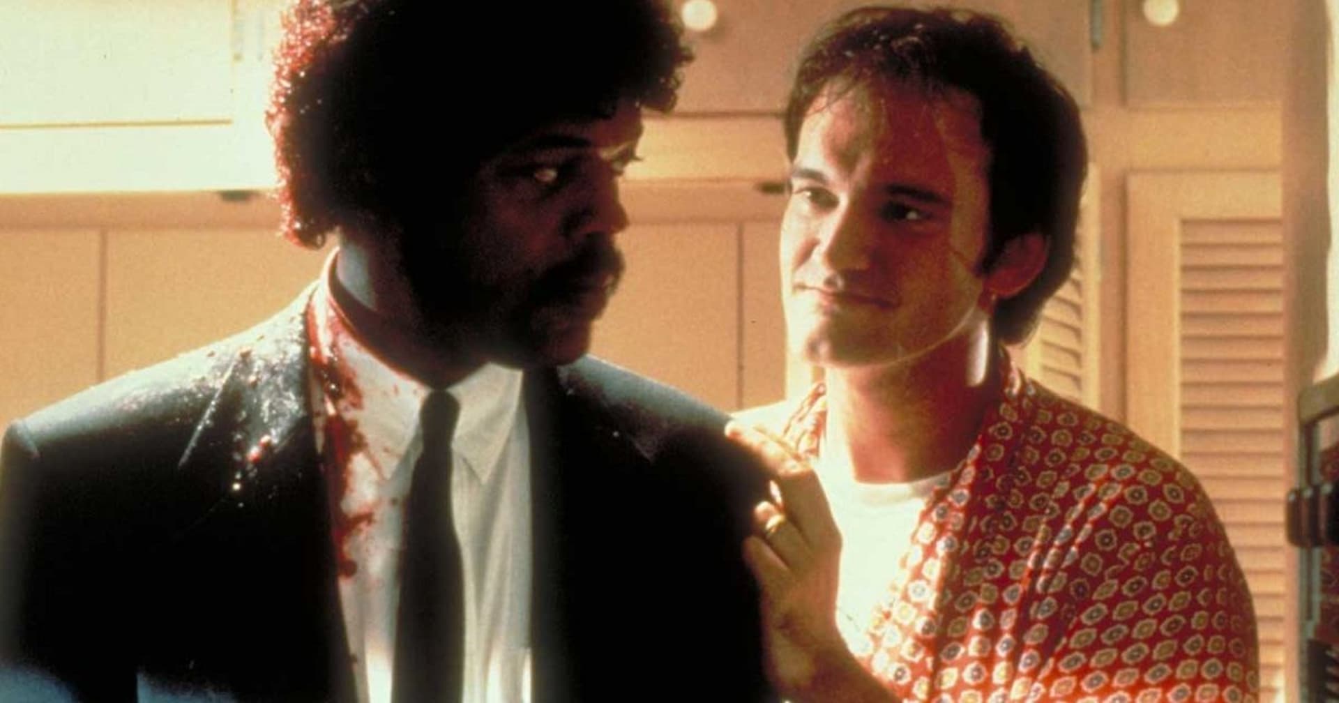 Samuel L. Jackson a Quentin Tarantino ve filmu Pulp Fiction: Historky z podsvětí