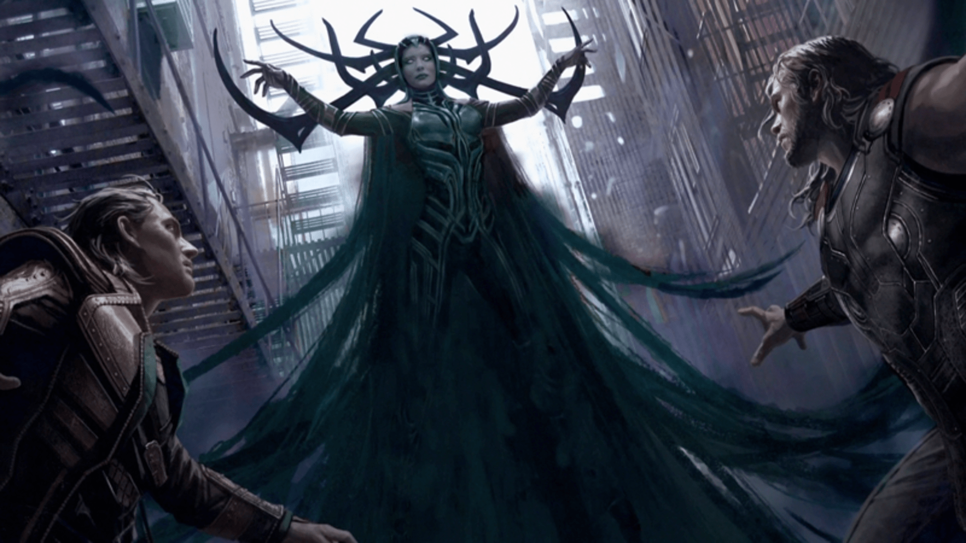 Loki, Hela a Thor ve fantasy Thor: Ragnarok