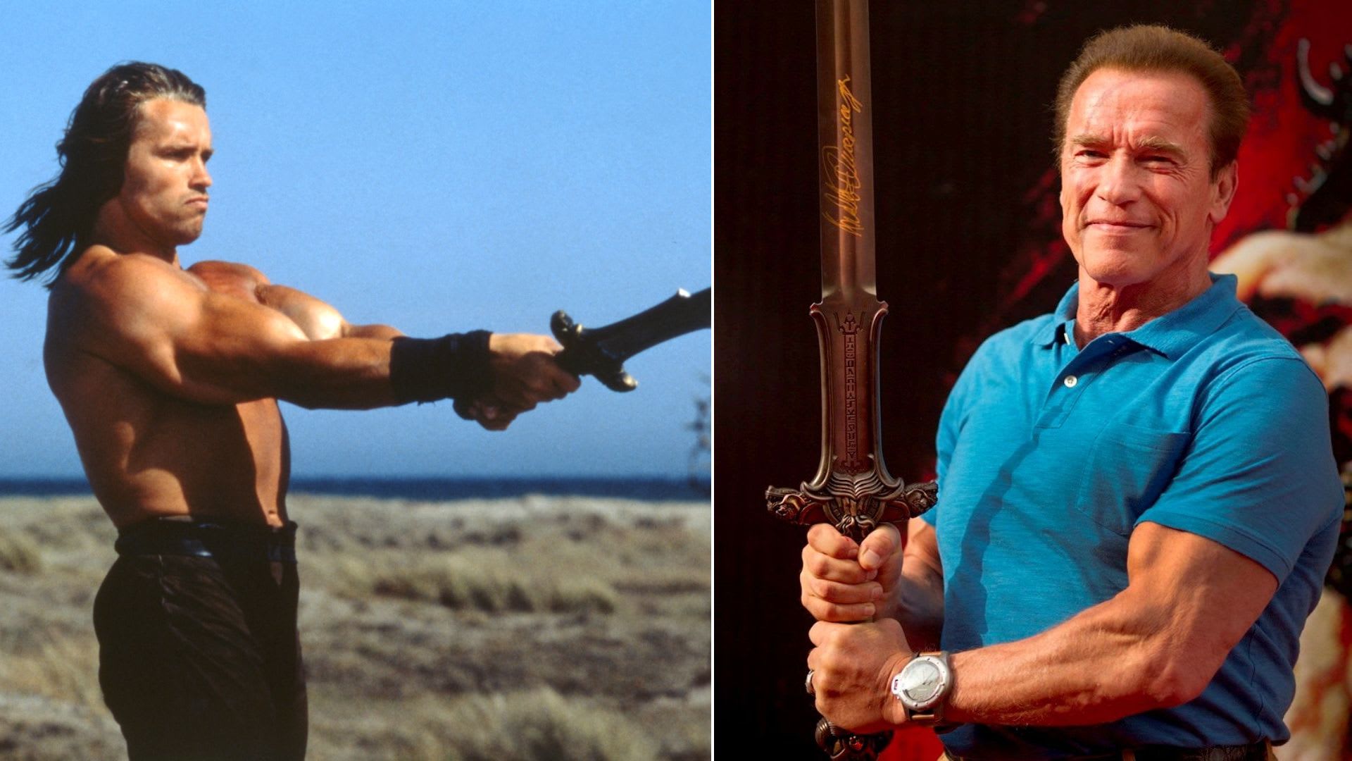 Arnold Schwarzenegger strávil s conanovským mečem doslova celý život