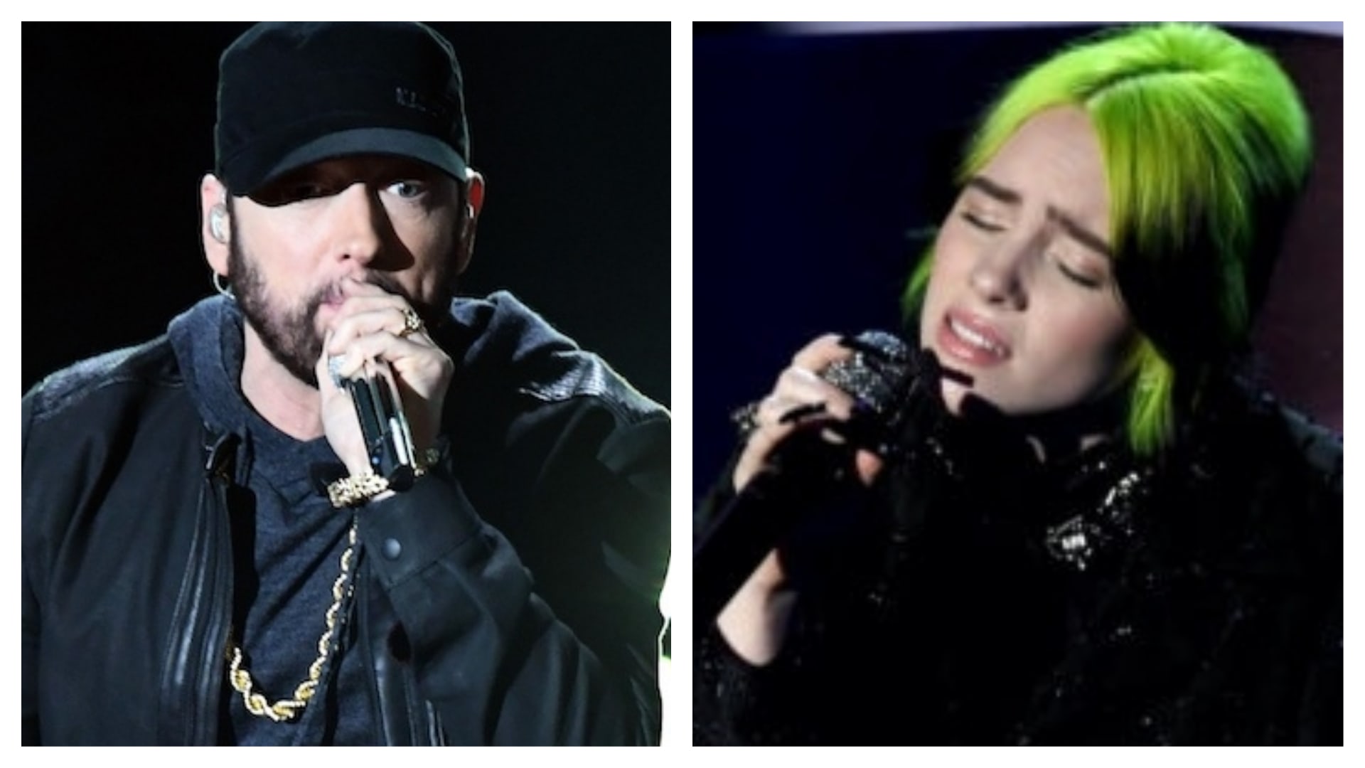 Eminem a Billie Eillish na předávání Oscarů