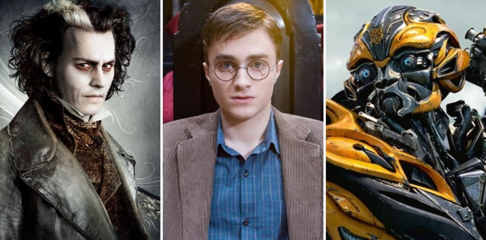 Sweeney Todd, Harry Potter a Transformers