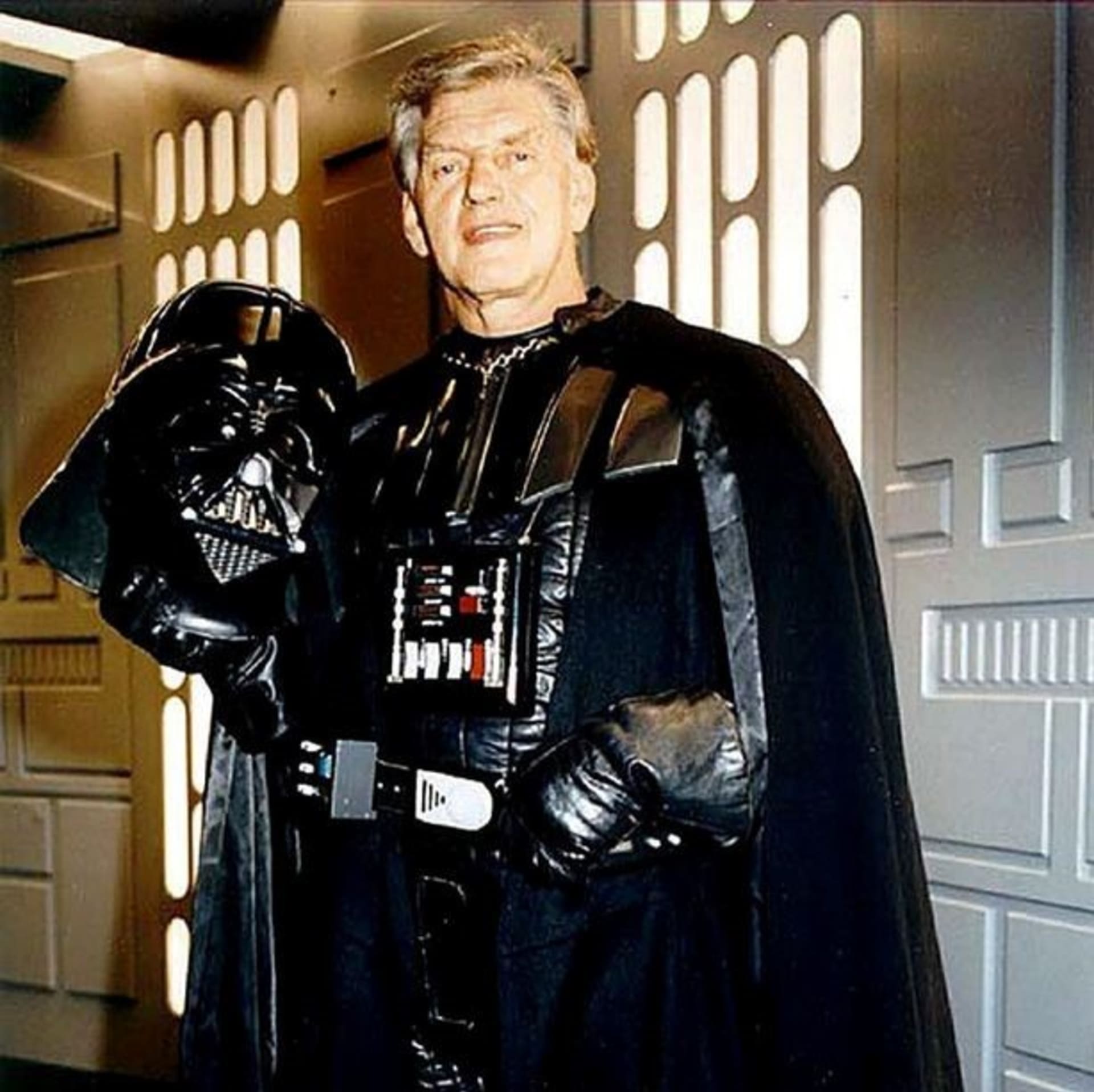 David Prowse při natáčení Star Wars