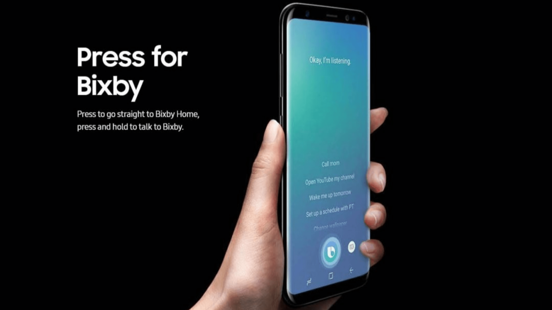 Virtuální asistent Bixby bude při začátku prodejů Galaxy S8 fungovat jen v omezené podobě.