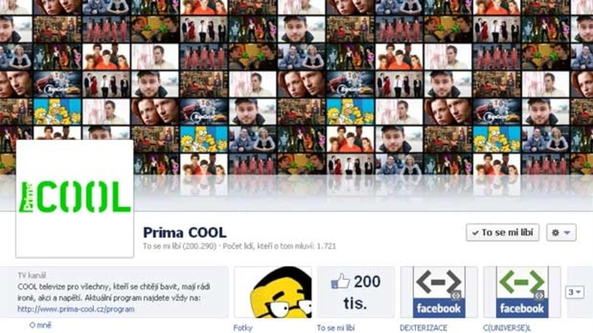 Facebook Prima COOL 200 000 fans