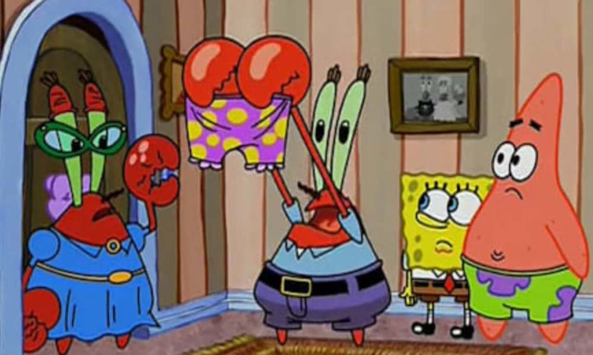 SpongeBob v kalhotách - scéna z epizody Krize středního věku