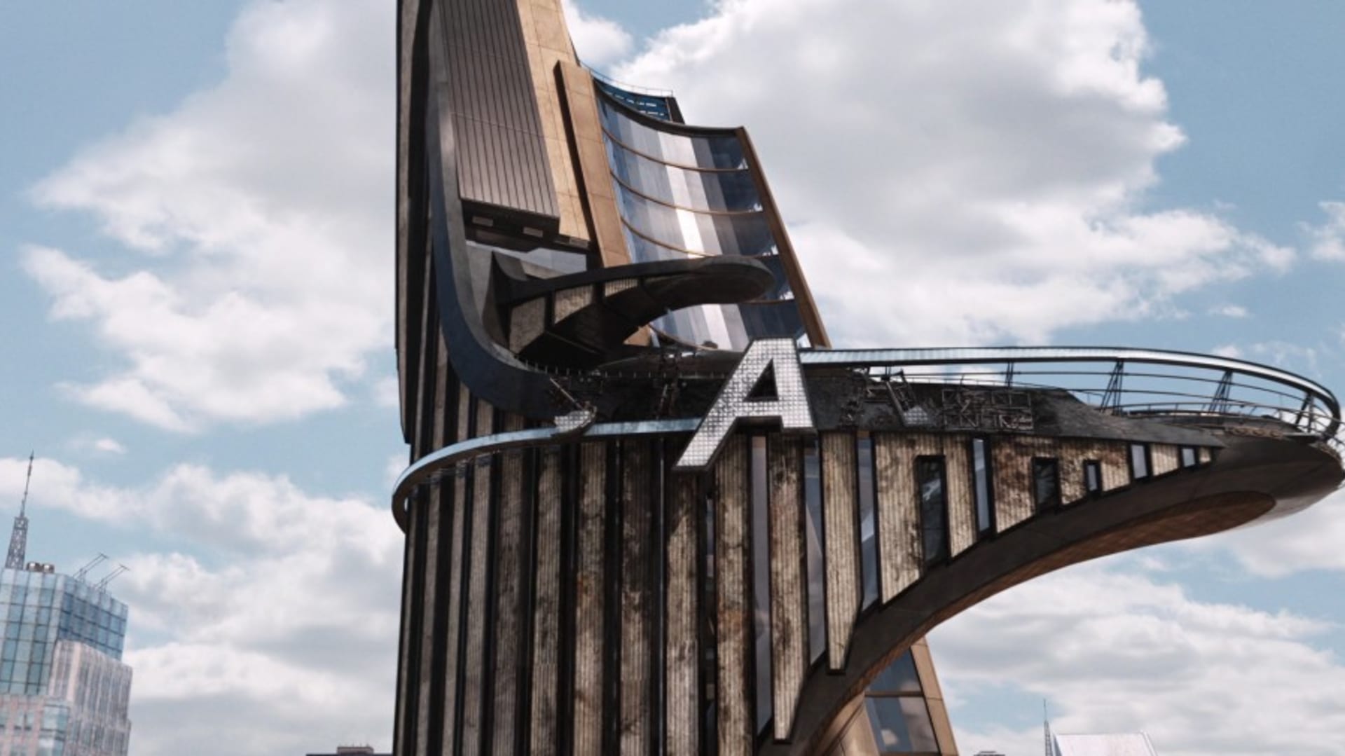 Rozmlácená věž poslouží jako základ ubytovně Avengerů.