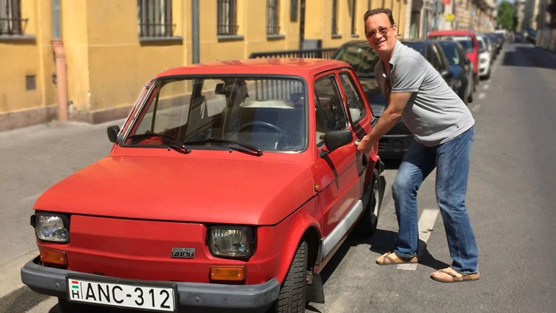 Vášní pro Fiat 126p si Tom Hanks získal srdce Poláků.