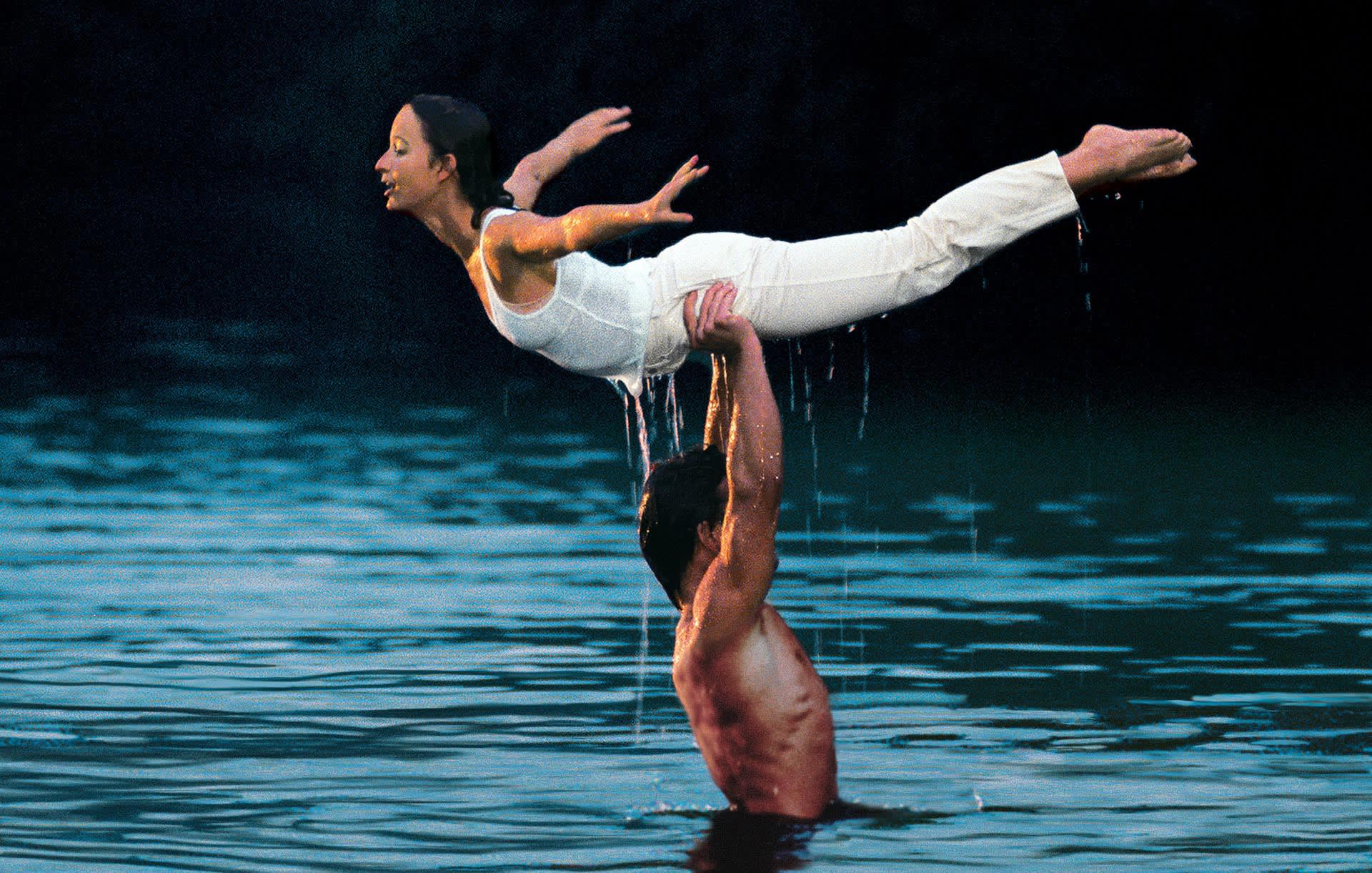 Jenifer Grey a Patrick Swayze ve filmu Hříšný tanec