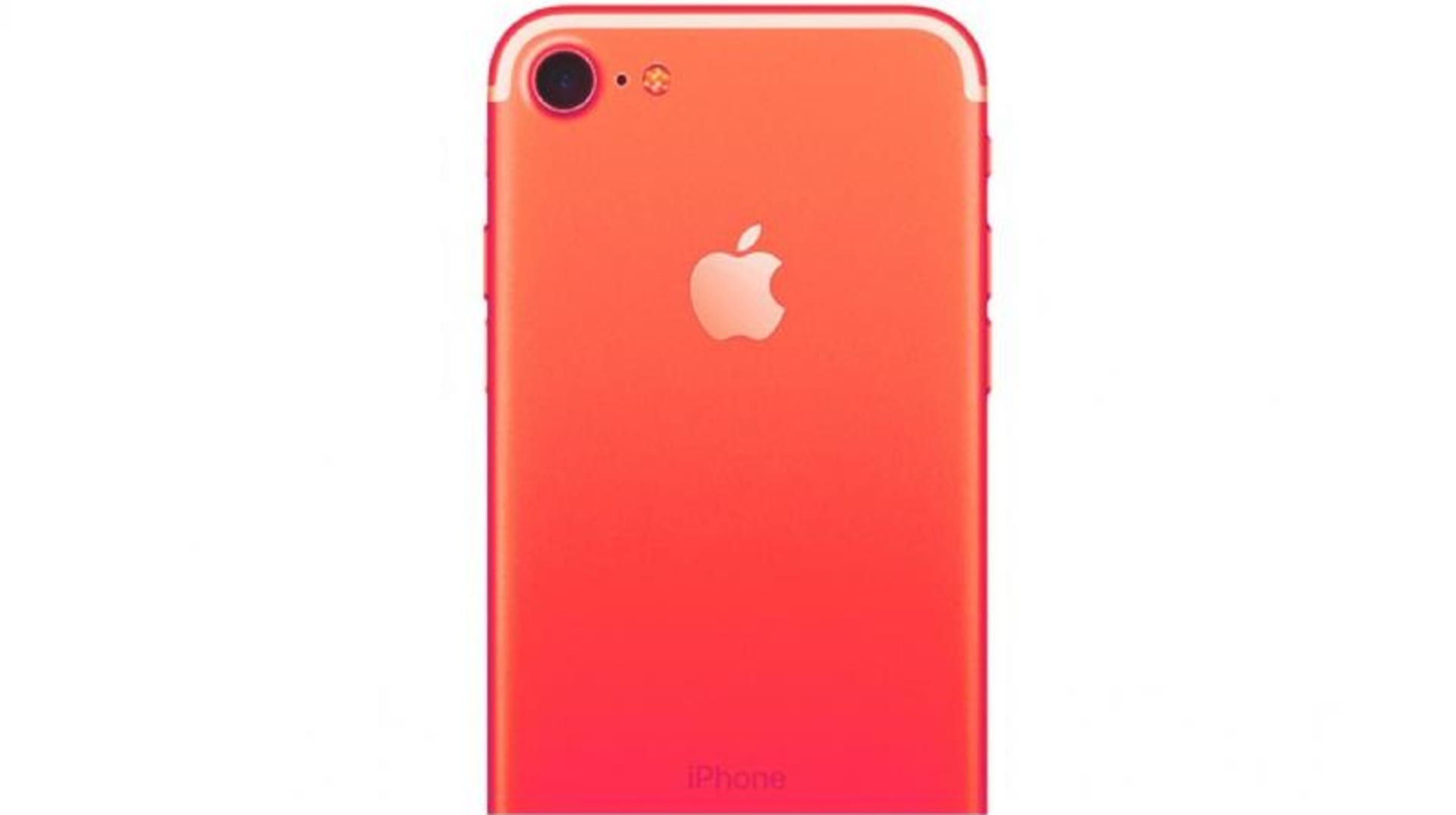 Takto by měl vypadat iPhone 7 v novém červeném provedení.