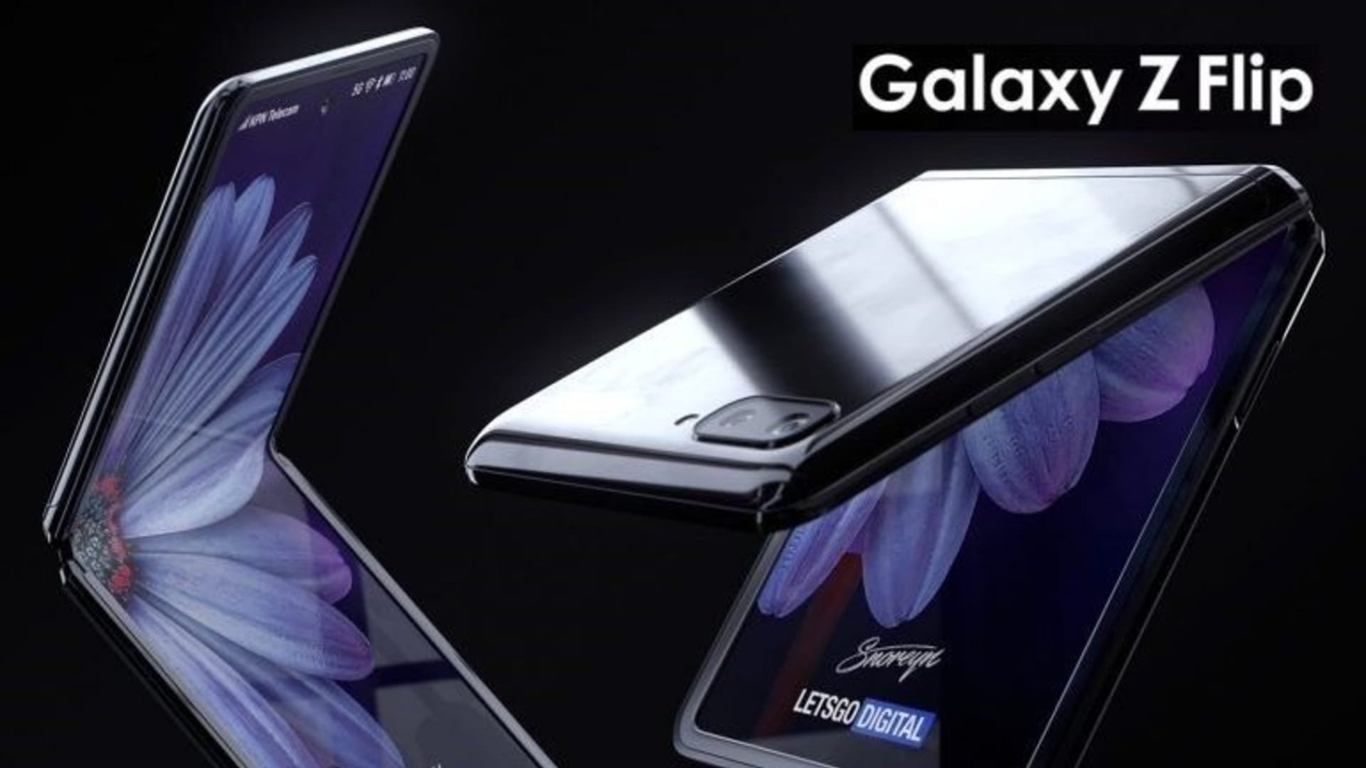 Render telefonu Samsung Galaxy Z Flip