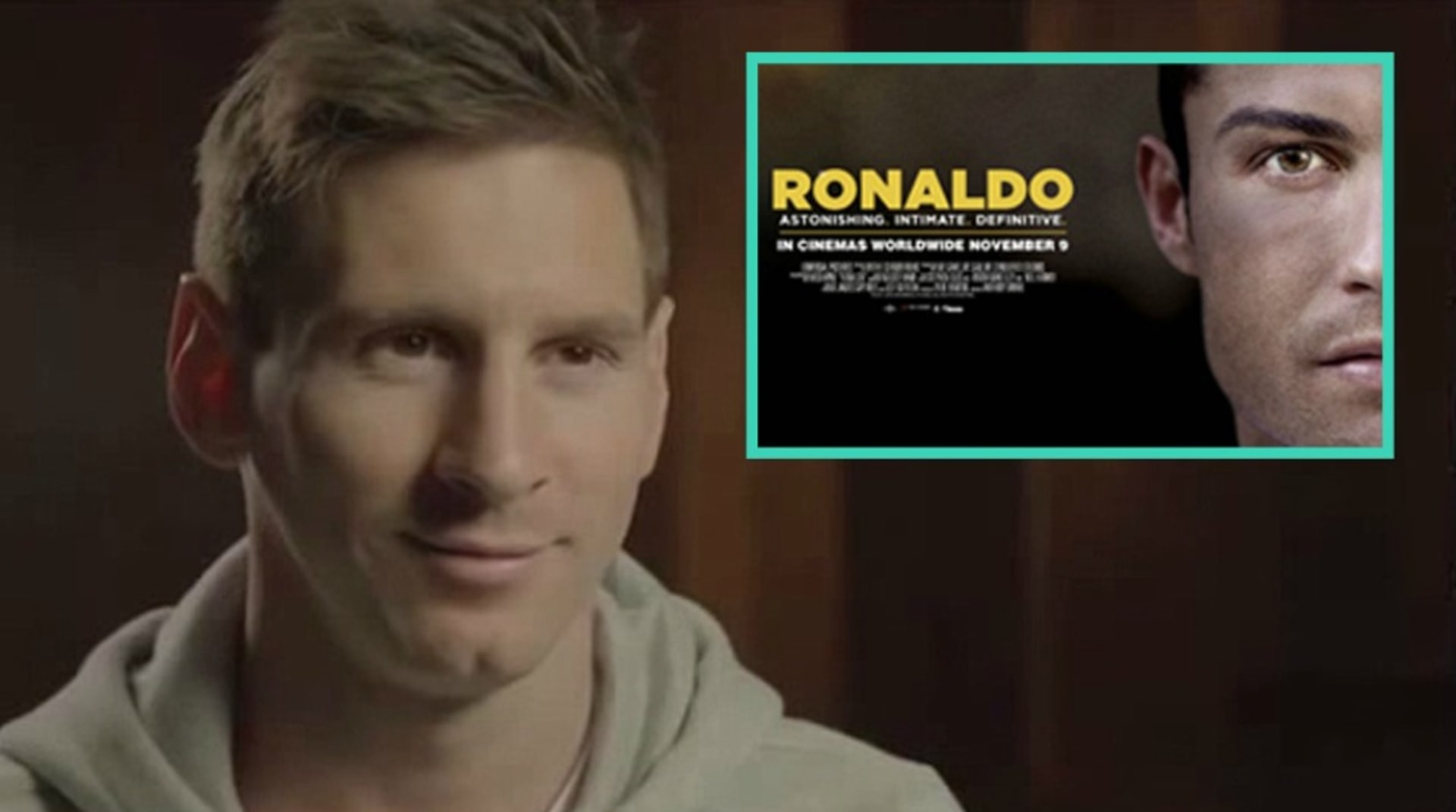 Messiho trailer na film Ronaldo dost pobavil