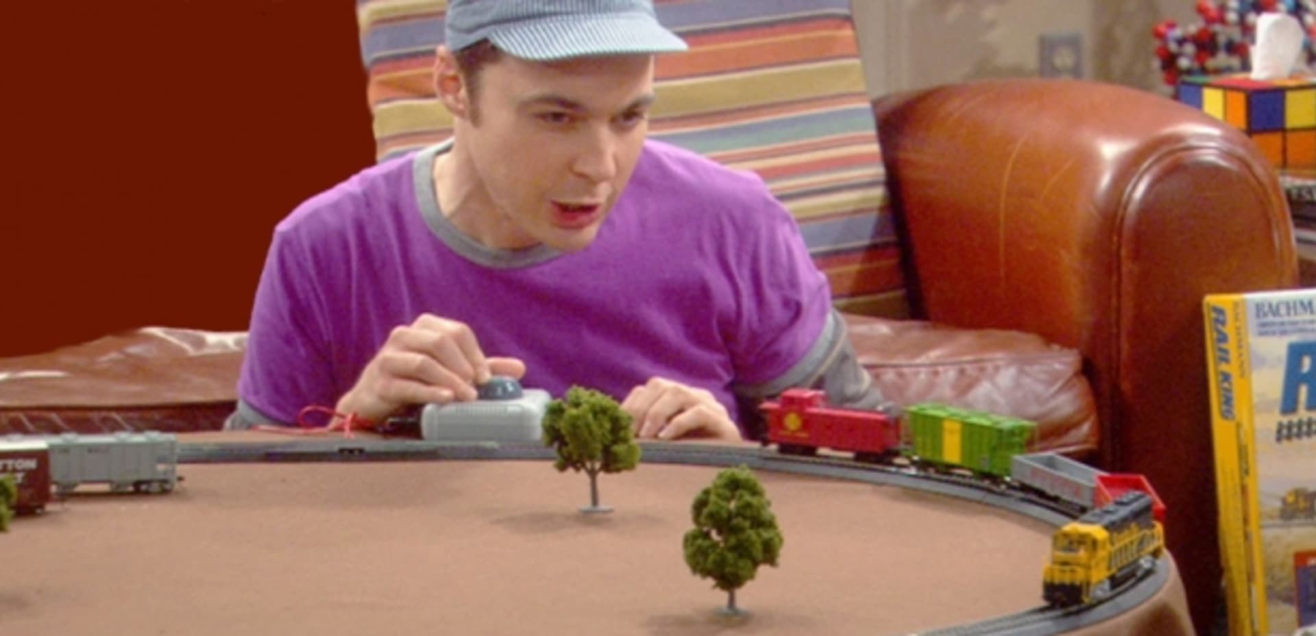 Teorie velkého třesku - Sheldon a vláčky