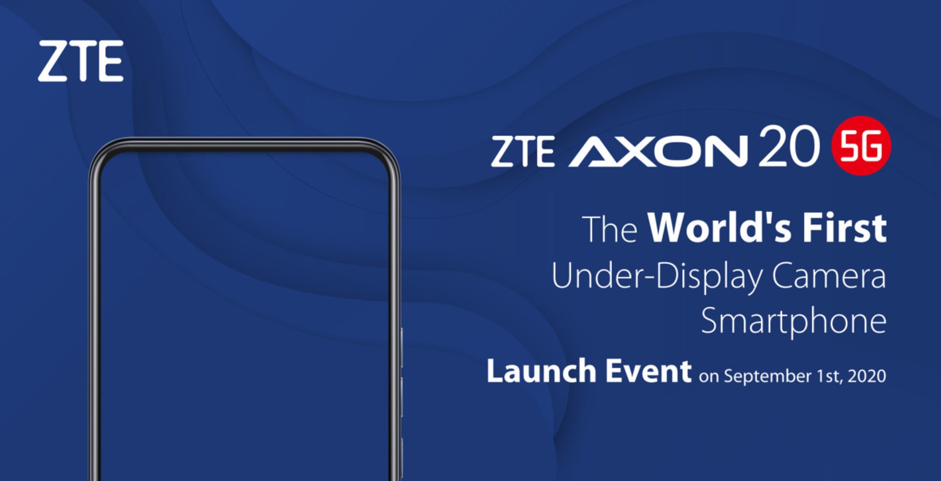 Pozvánka na představení ZTE Axon 20 5G