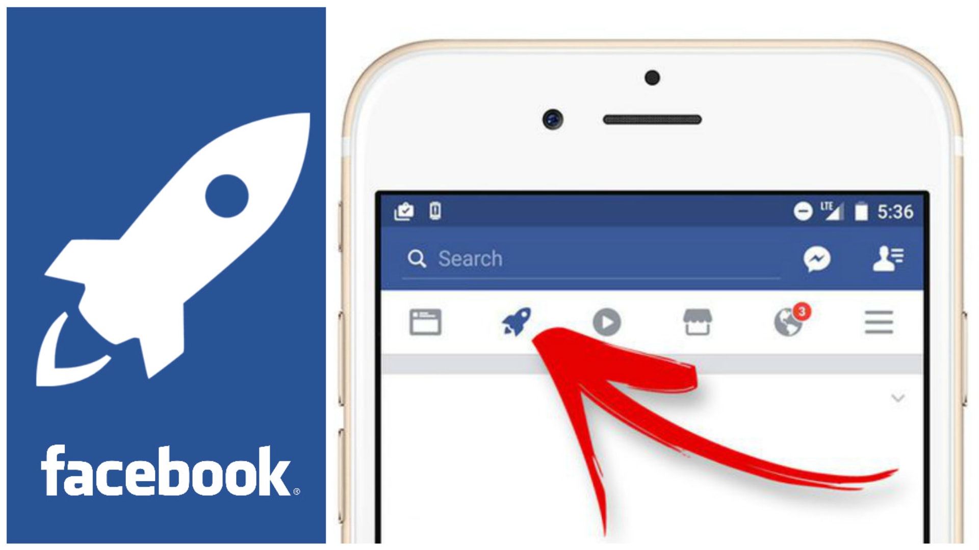 Co umí nová ikona raketky na Facebooku?
