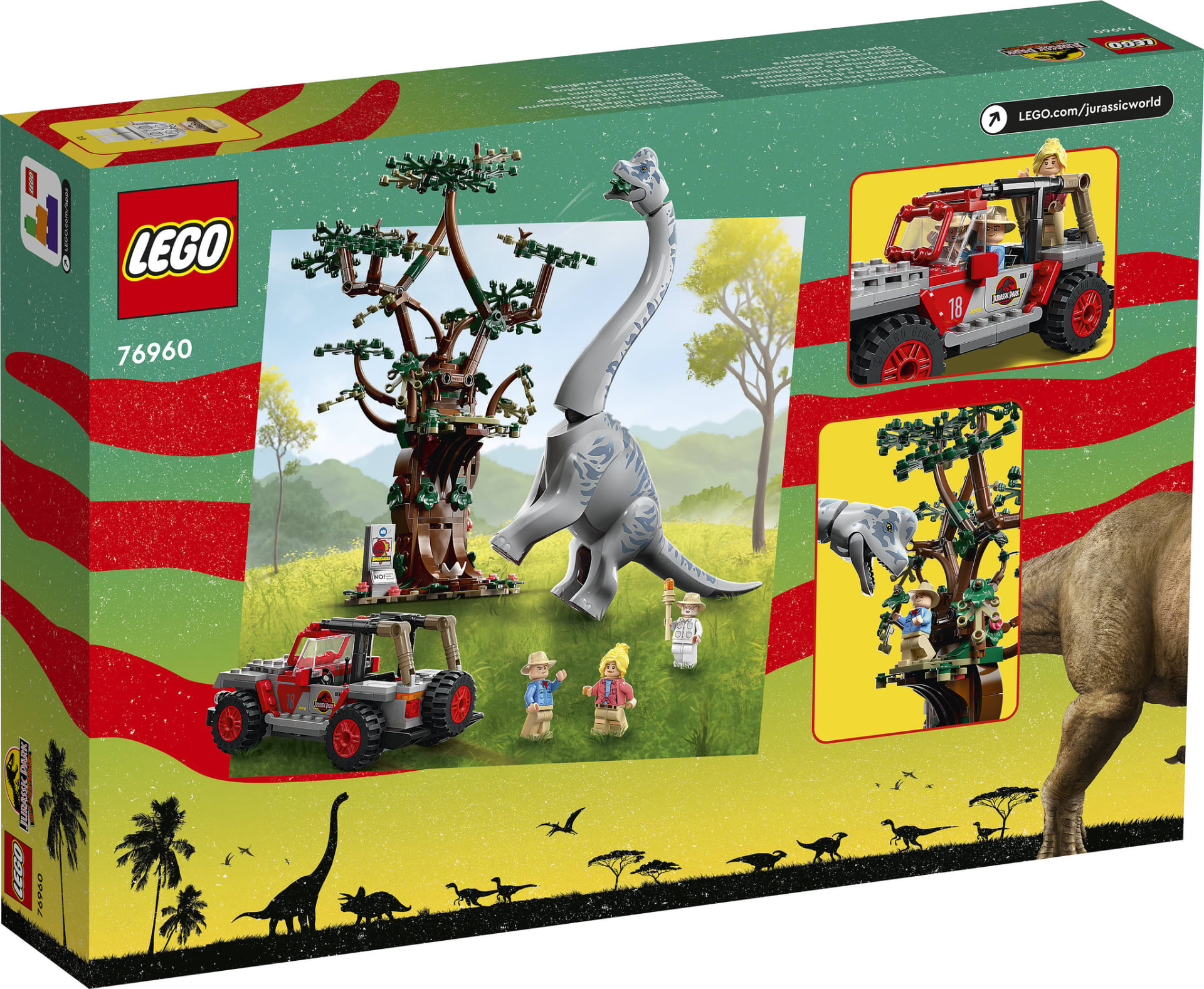 Lego podoba slavné scény z Jurského parku