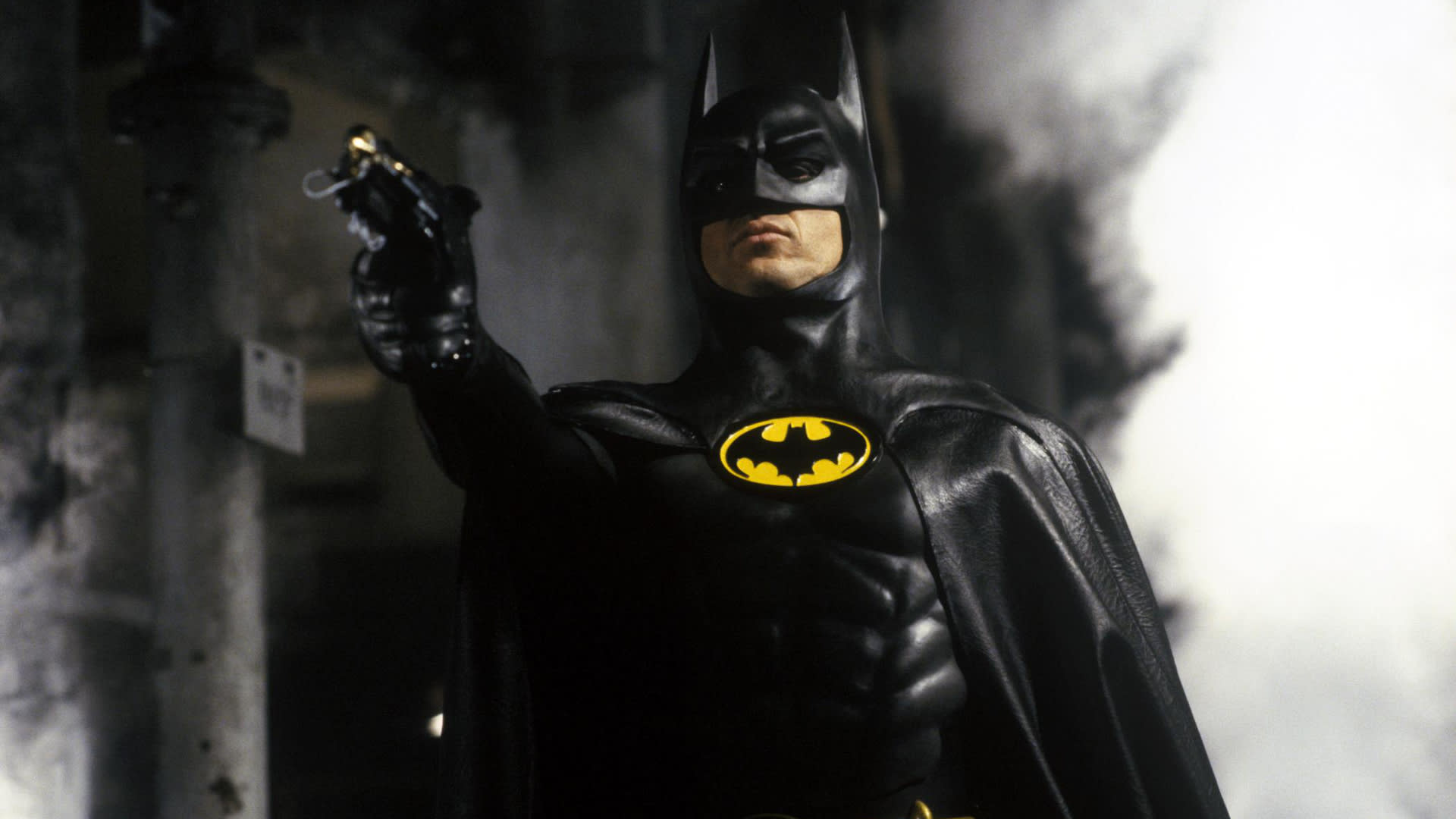 Michael Keaton jako Batman v roce 1989